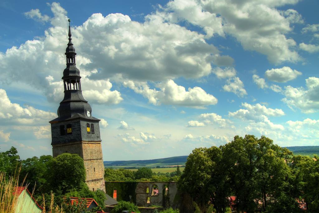 Hotel-Restaurant Thueringer Hof Bad Frankenhausen Dış mekan fotoğraf